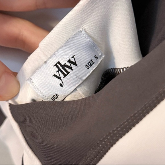 Yellow The Label Mackenzie Belted Bodysuit in Charcoal Grey- Size Small - Picture 6 of 11